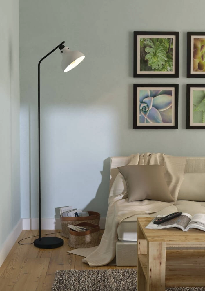 Zwart met grijze vloerlamp Matlock 158cm Eglo 9002759438449