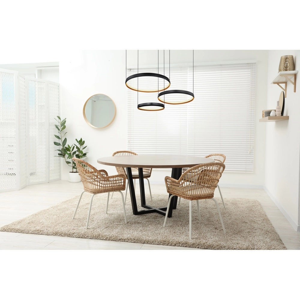 Zwarte hanglamp Halli design Globo 9007371434657