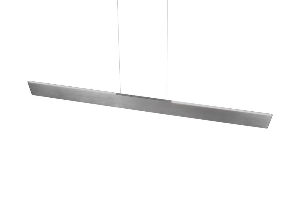 Led kantoor hanglamp Galway 150cm - RVS Trio 4017807616675