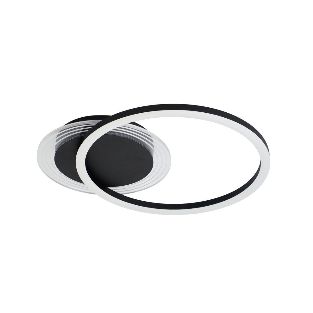 Plafondlamp Contour zwart enkel Searchlight 5053423298757