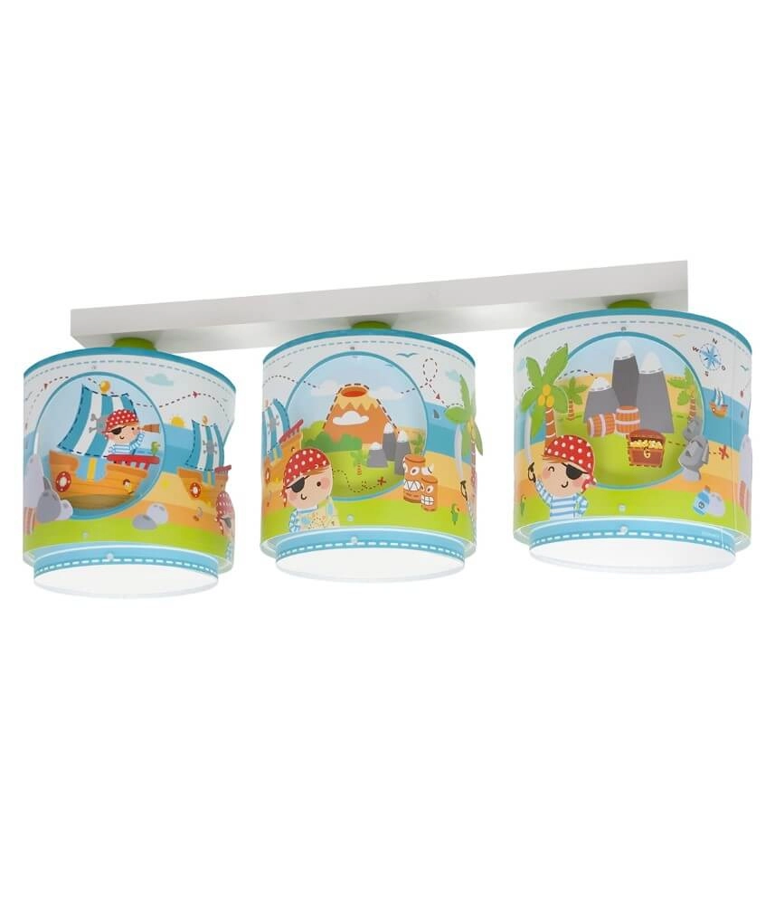 Kinderkamer plafondlamp Pirate Island