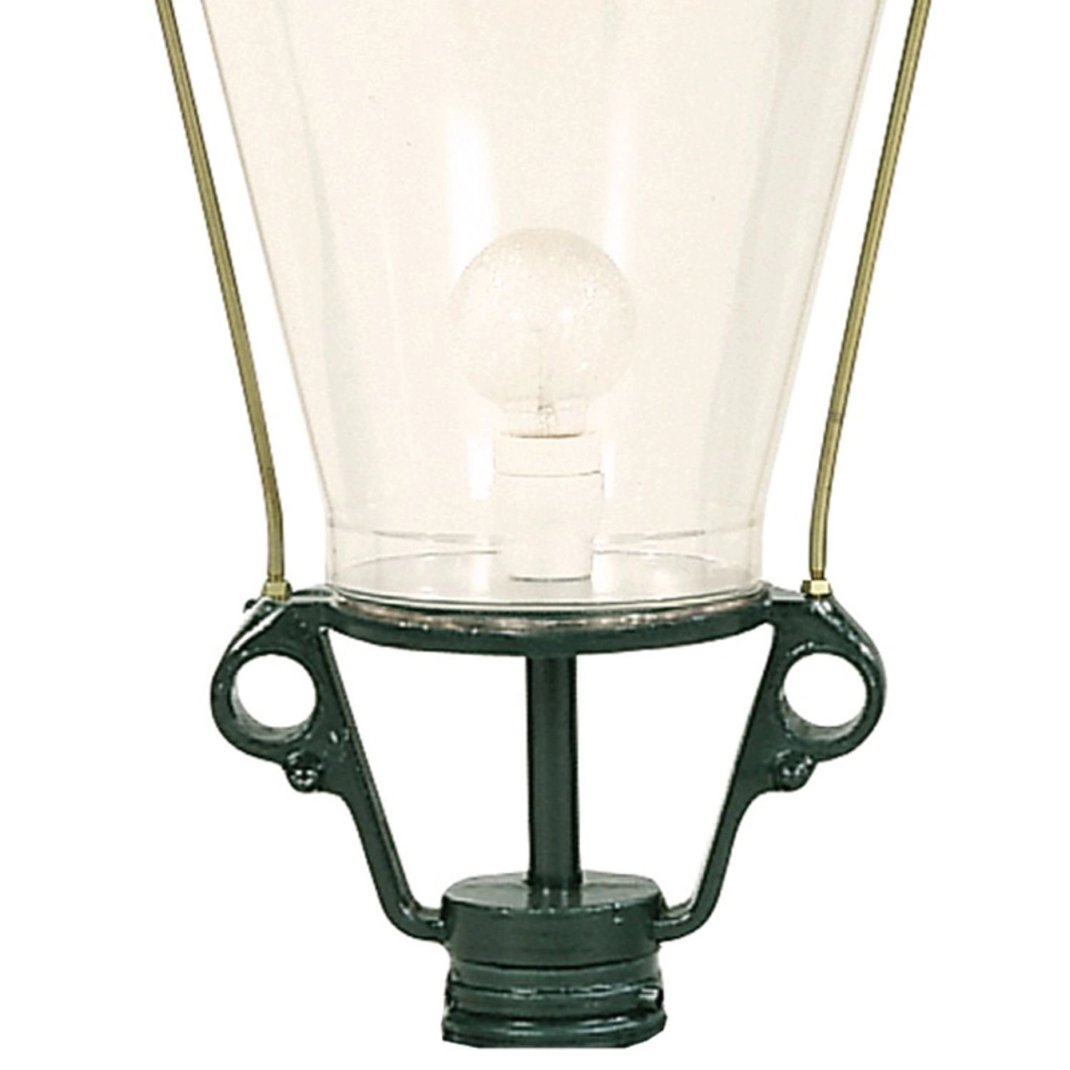 Nostalgische ronde lantaarn lamp Lantern K2A zwart KS Verlichting 8714732140546