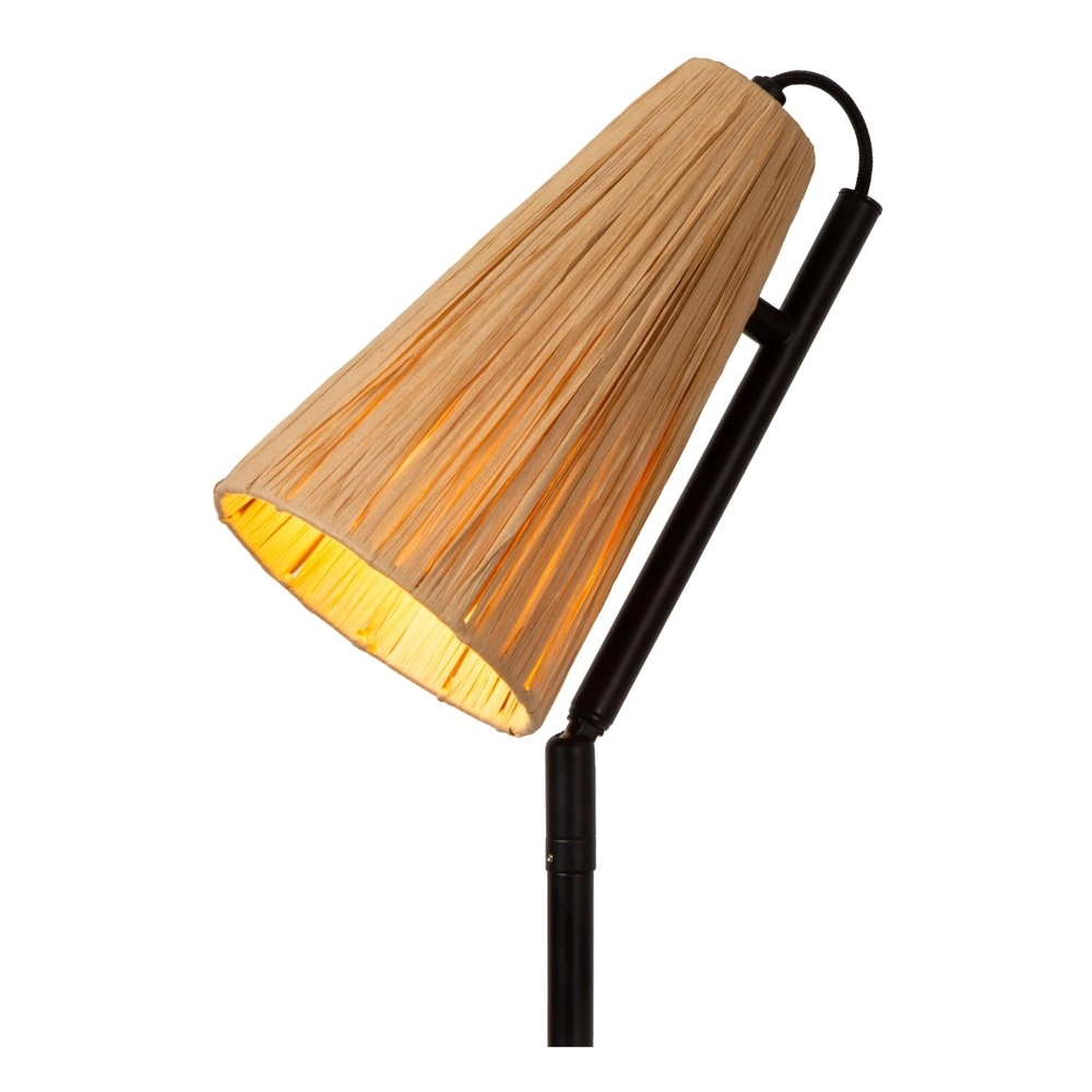 Unieke vloerlamp Bensen hout Lucide 5411212051660