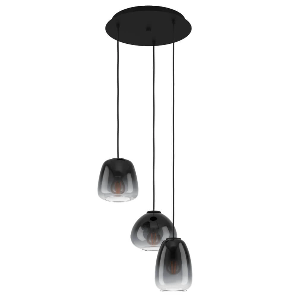 Vide hanglamp Aguilares met glas