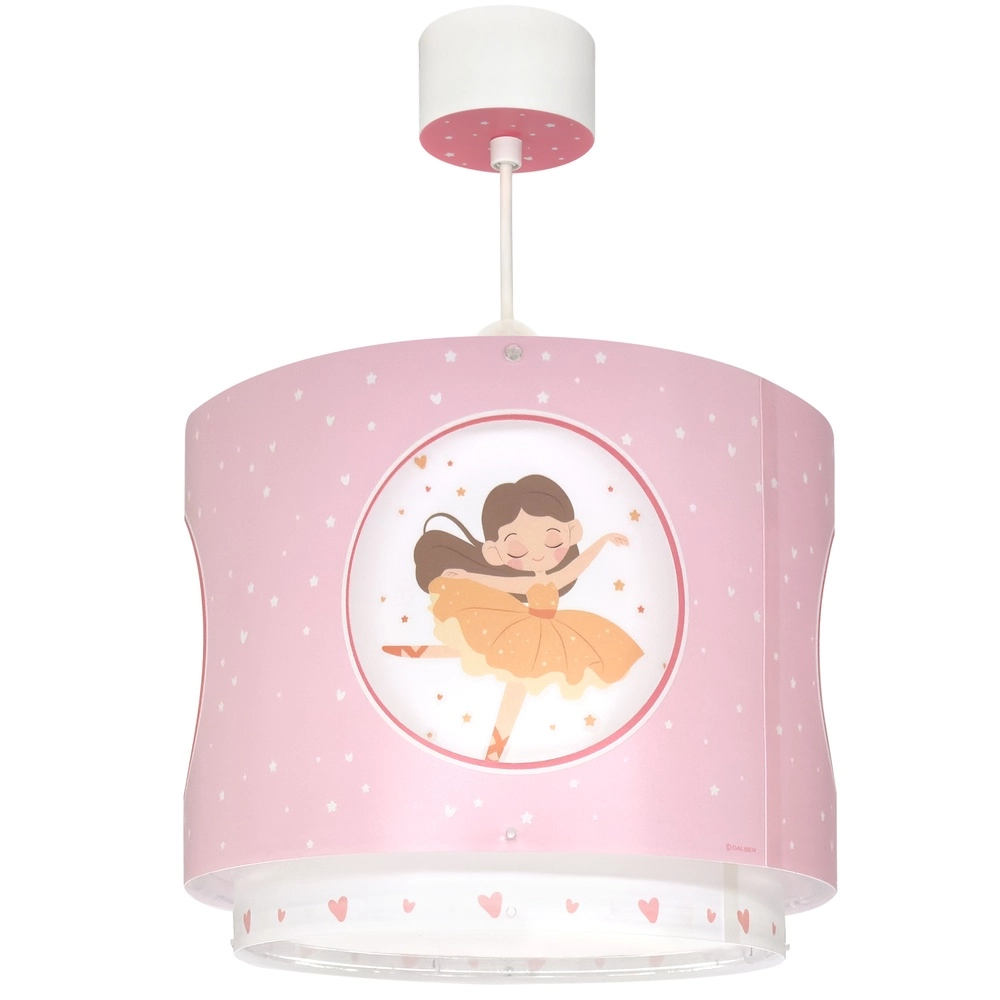 Hanglamp Princess Dance roze glow in the dark Dalber 8420406609126