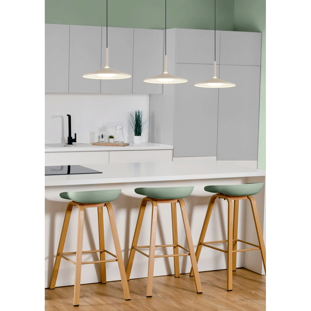 3-lichts hanglamp Lampone design zand bruin Globo 9007371572366