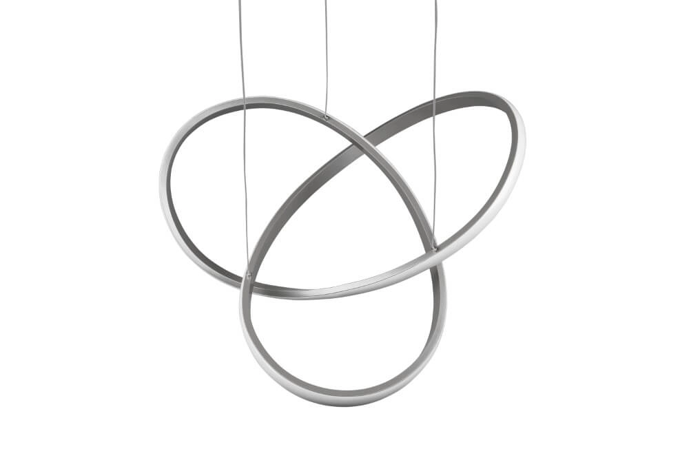 Led hanglamp Course grijs Trio 4017807521504