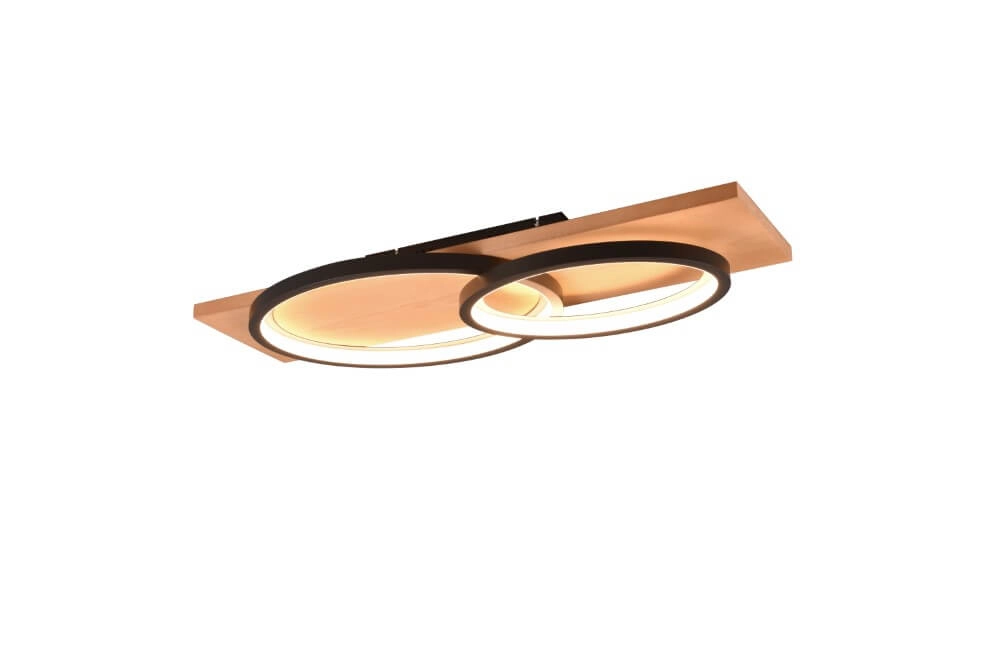Zwarte plafondlamp Barca design Trio 4017807572148