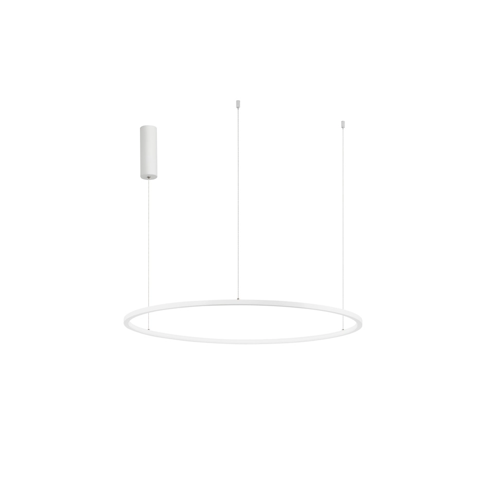 Ronde hanglamp Tarquin wit Ø 80cm Lyora 5212017438294
