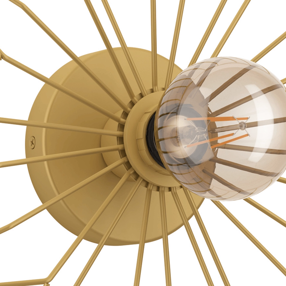 Gouden plafondlamp Castanuelo Eglo 9002759434434