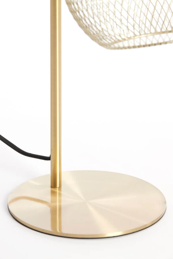 Gouden tafellamp Moroc Ø 20cm Light & Living 8717807686420