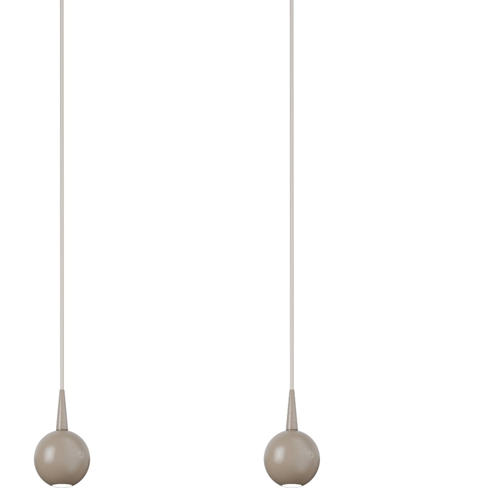 6-lichts hanglamp Talana beige terra Ø 6cm DTW Masterlight 8718121399041
