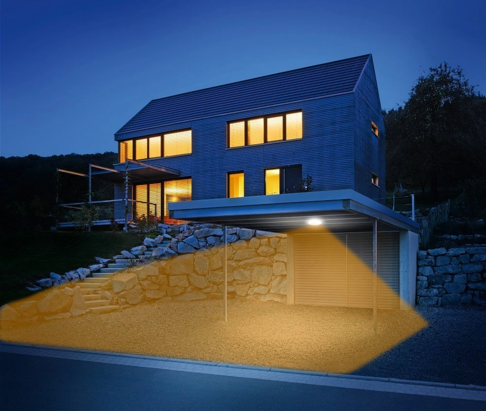 Carport lamp DL Vario Quattro met bewegingssensor Steinel 4007841035440