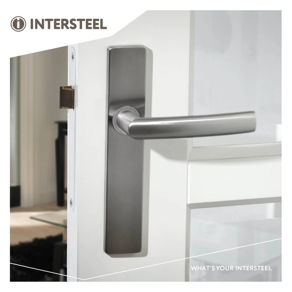 Deurklink Blok rechthoekig RVS Intersteel 8714186187241