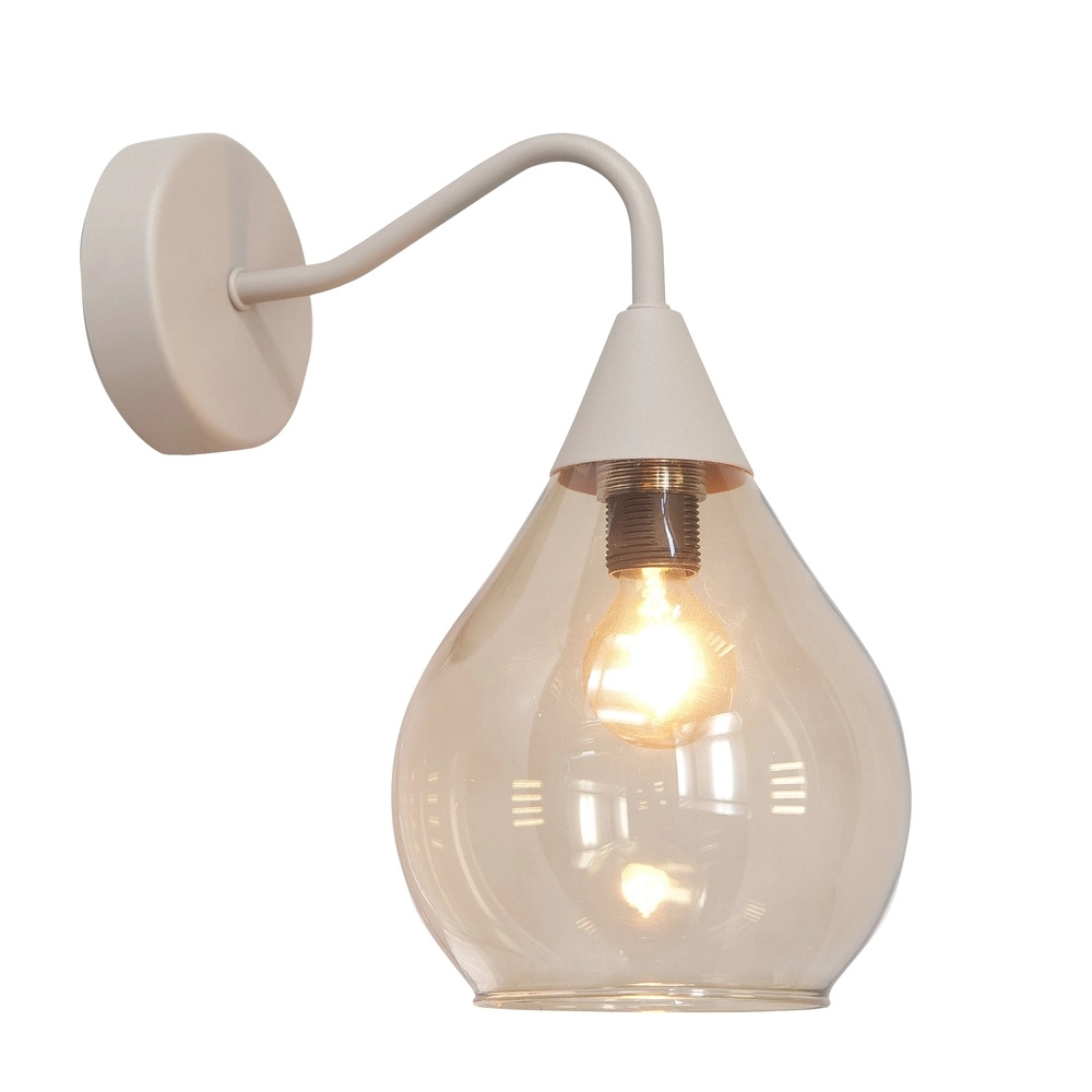 Wandlamp Cambio zand bruin