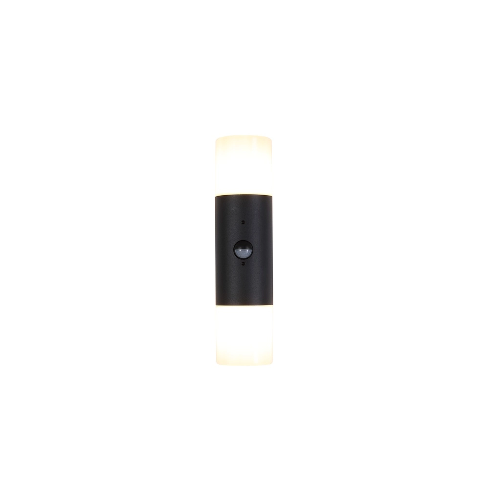 Wandlamp Colorado dubbel zwart met sensor Wandlamp Colorado dubbel zwart met sensor