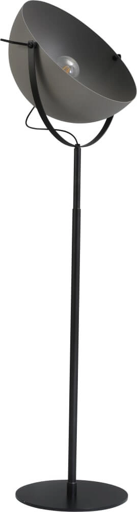 Landelijke vloerlamp Larino 60 180cm zwart met betongrijs