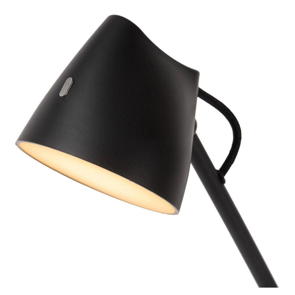 Bureaulamp Milne zwart Lucide 5411212421111