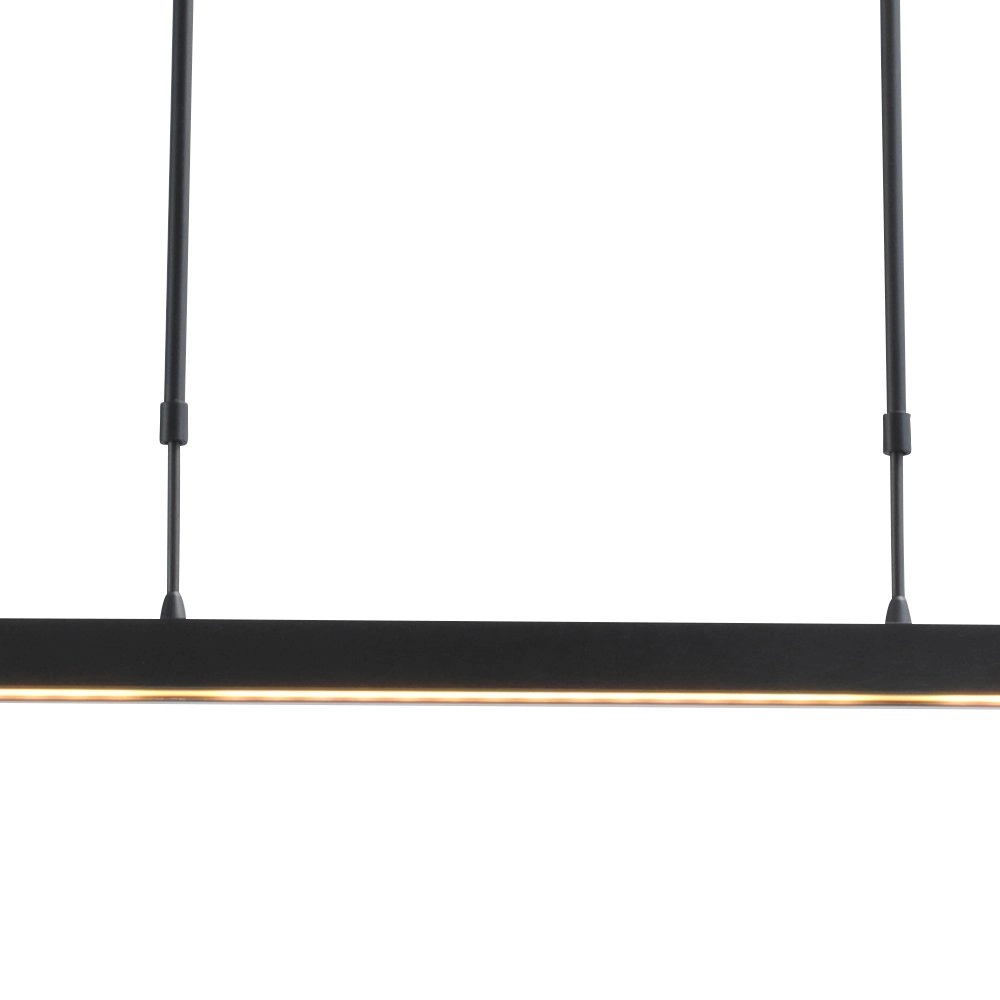 Hanglamp eettafel - kantoor Real 3 160cm zwart Masterlight 8718121181981