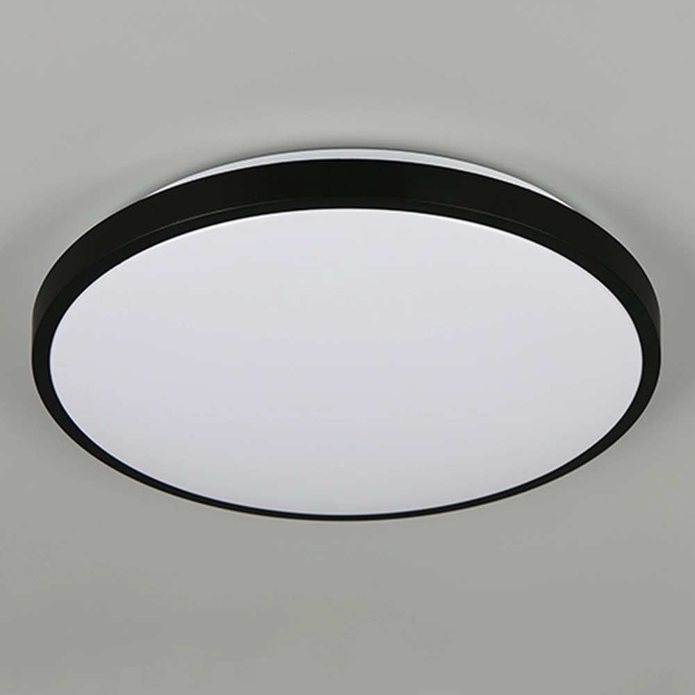 Plafonniere Anvi zwart Ø 38,5cm