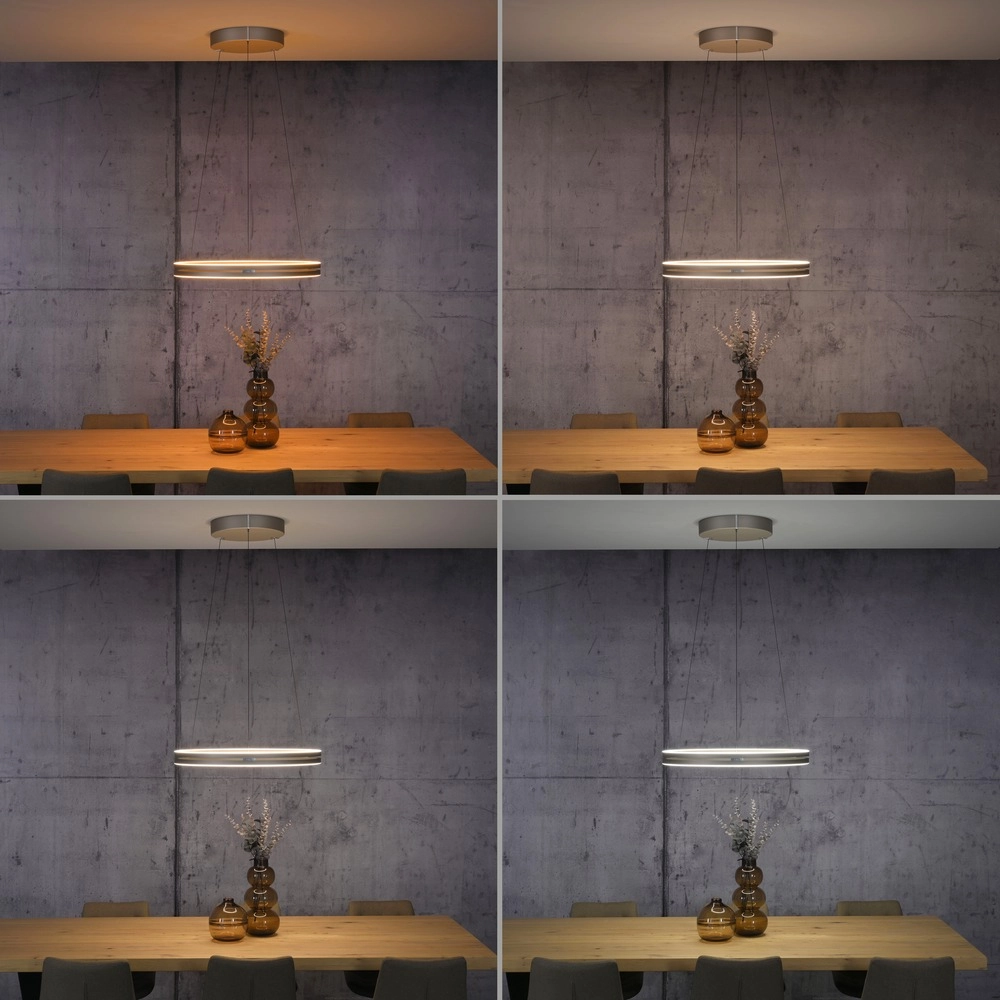 Kantoor hanglamp Pure E-Loop bronce - Ø 70cm Paul Neuhaus 4012248398364