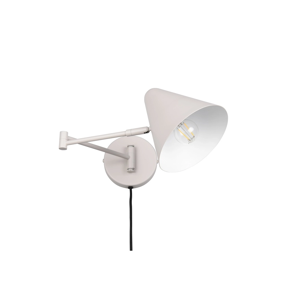 Design wandlamp Cosima grijs Trio 4017807660036