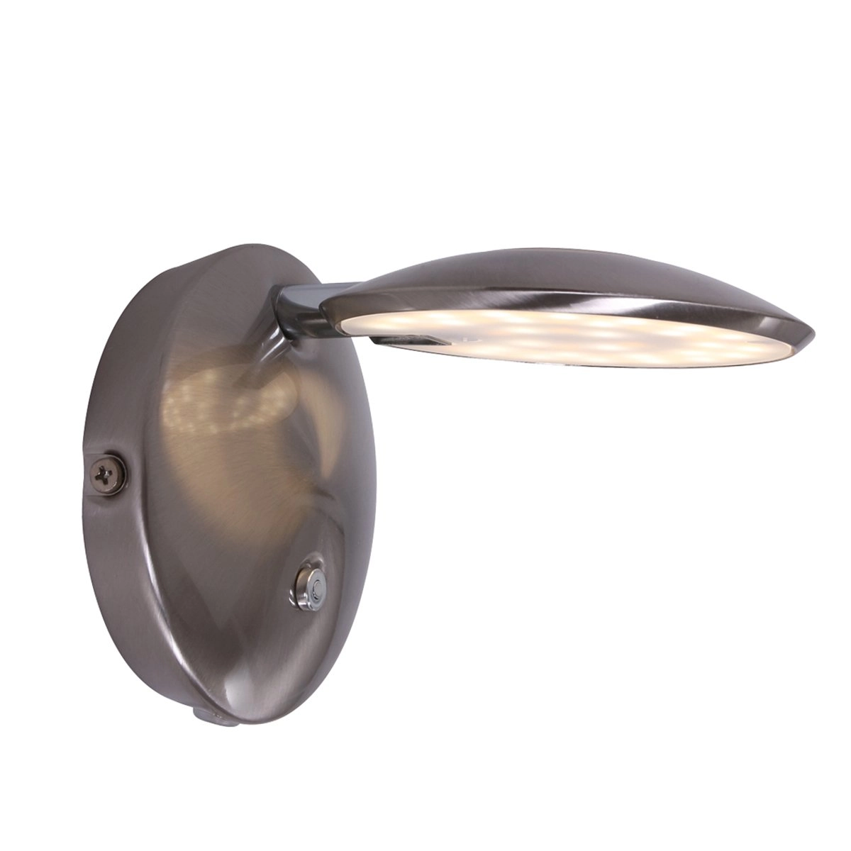 Wandspot Zenith 12cm metaalgrijs