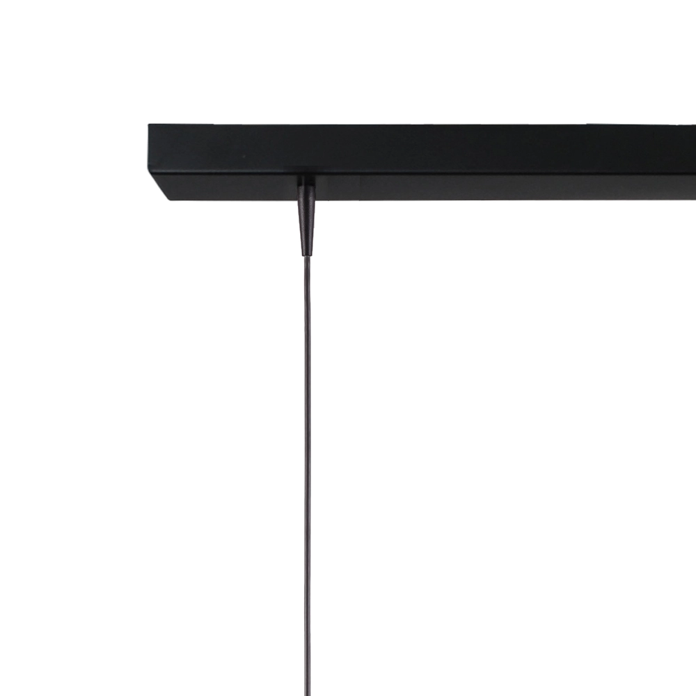 3-lichts hanglamp Scala 130cm zwart nikkel Ø 25cm Masterlight 8718121326986