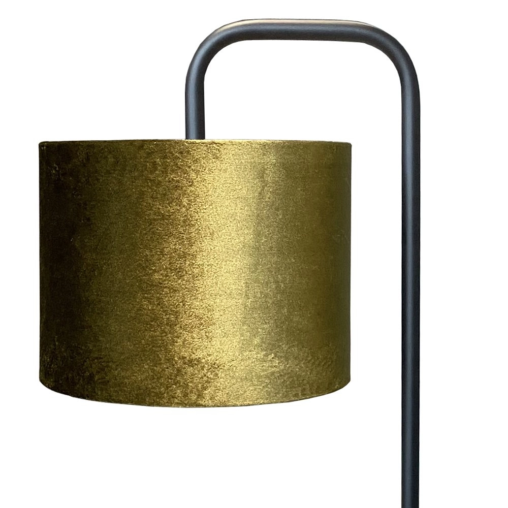 Tafel Schemerlamp Venus met olijfgroene lampenkap Masterlight 8718121251271