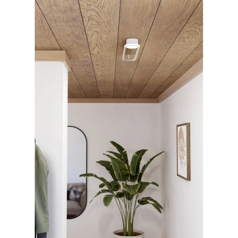 Strakke plafondlamp Collecorvino wit Eglo 9008606356638