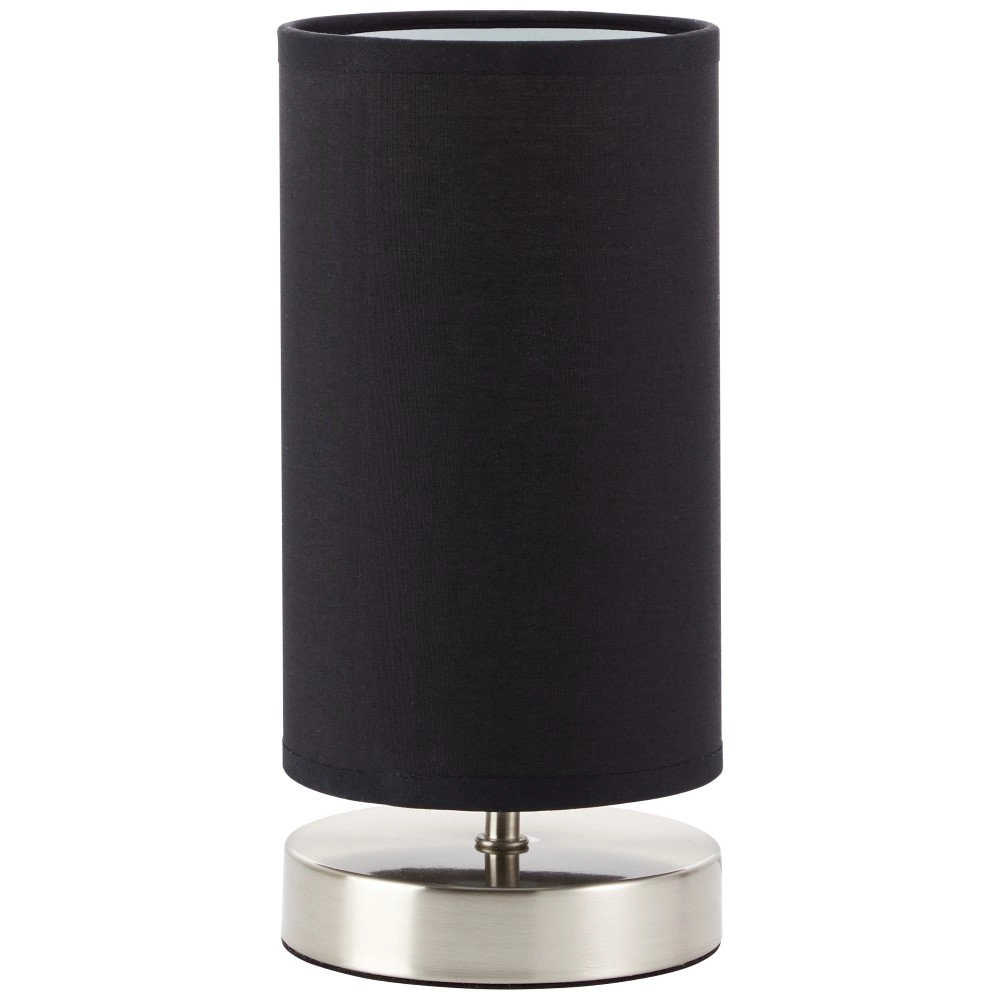 Zwarte nachtkast lamp Clarie Brilliant 4004353175206