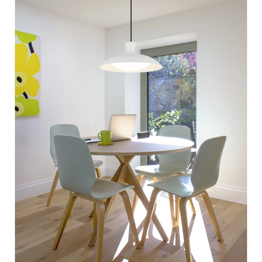 Witte hanglamp Rocha design Ø 40cm Globo 9007371522996