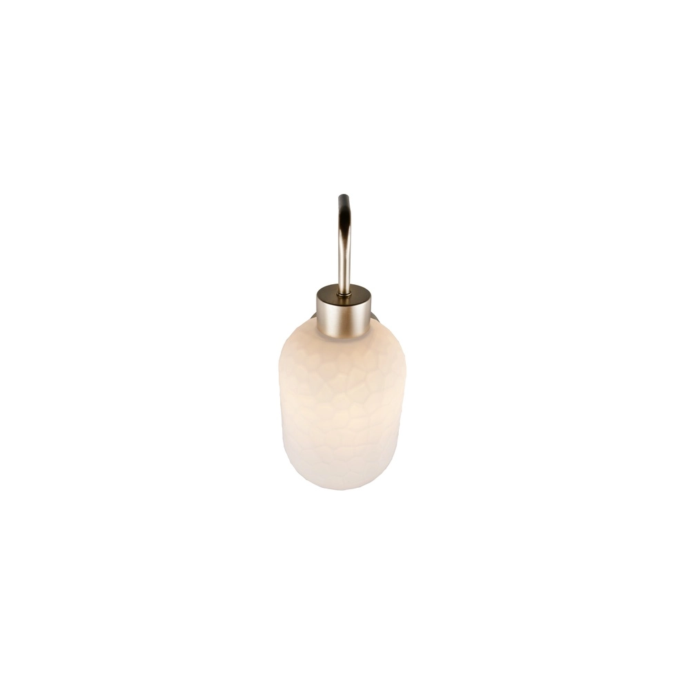 Wandlamp Emelie goud met wit glas Trio 4017807724349