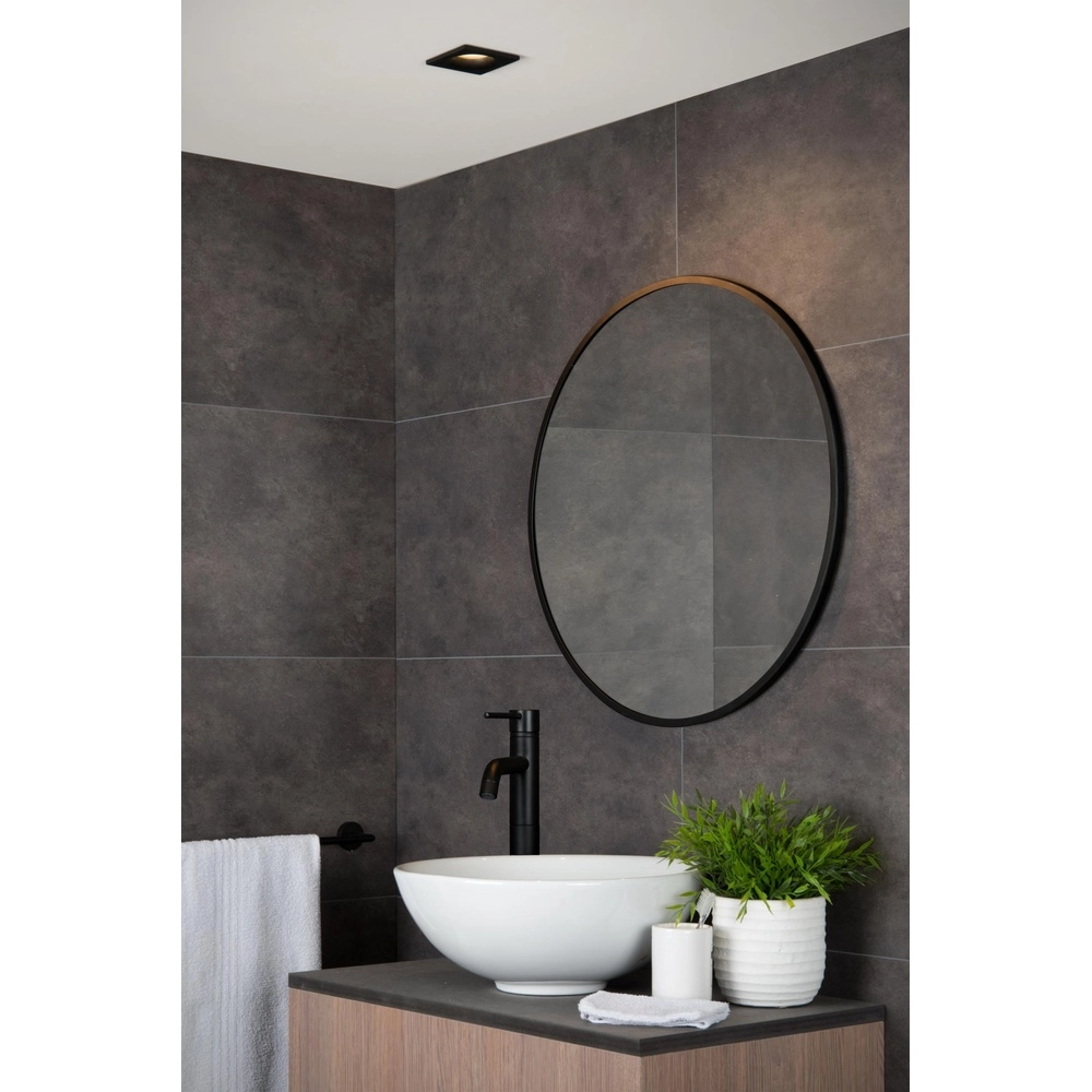 Inbouwspot Ziva IP44 zwart Lucide 5411212092199