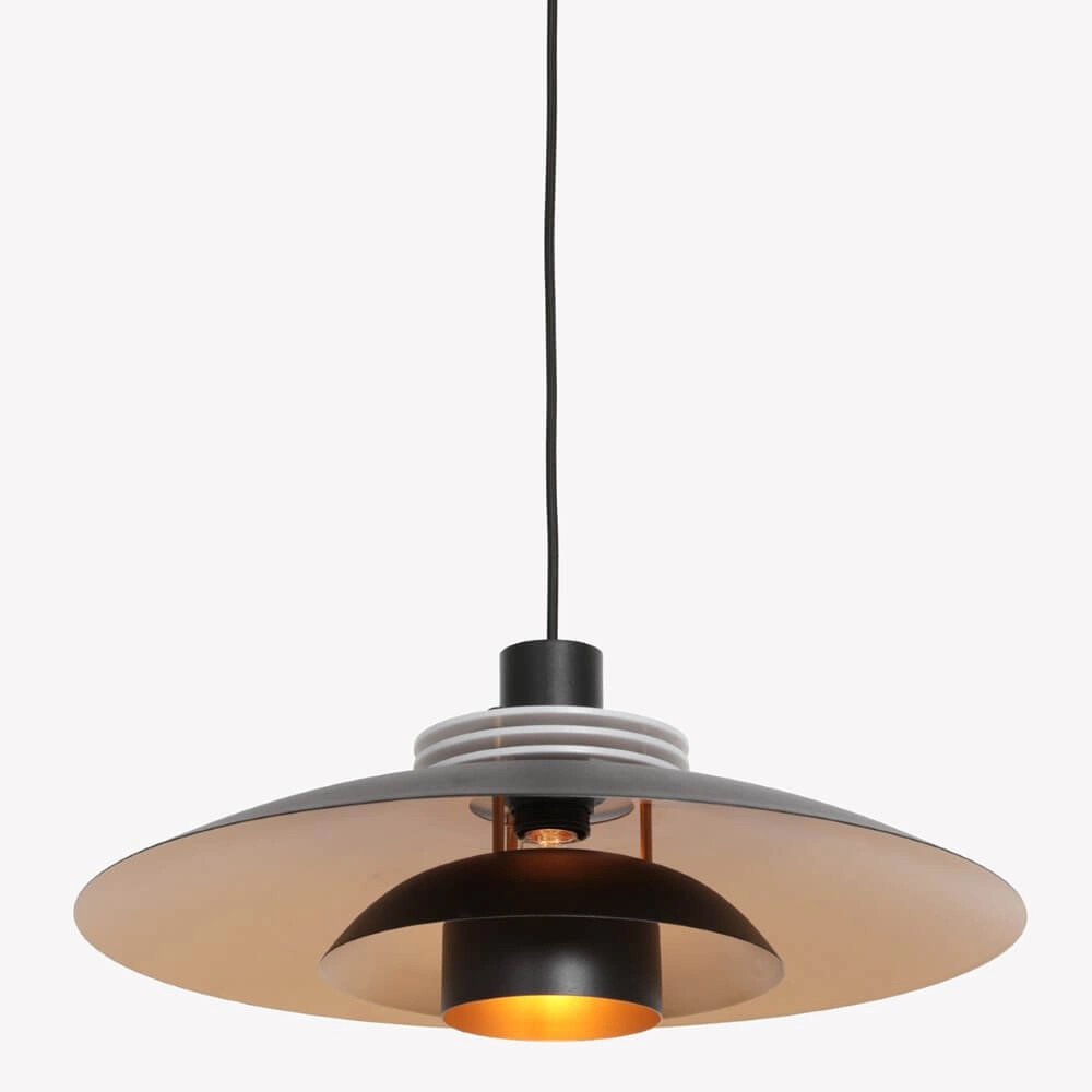 Retro hanglamp Flinter Ø 47cm - zwart Steinhauer 8712746148657