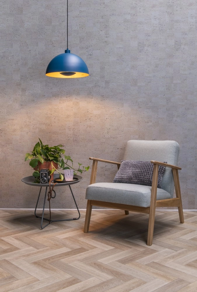 Design hanglamp Siemon blauw Lucide 5411212451767